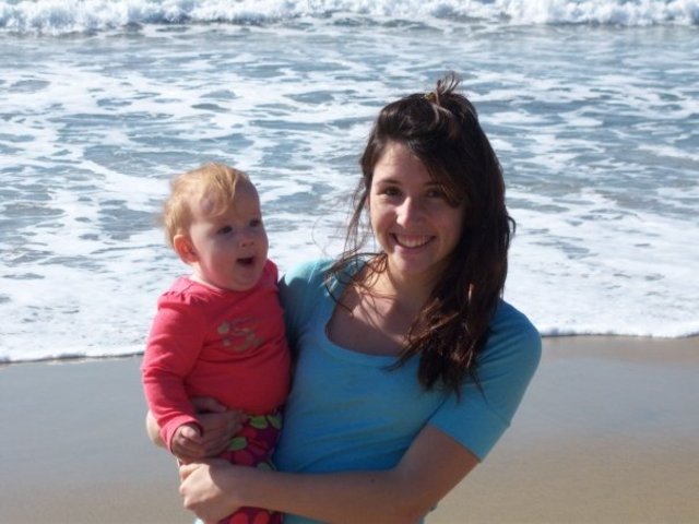 First trip to the beach