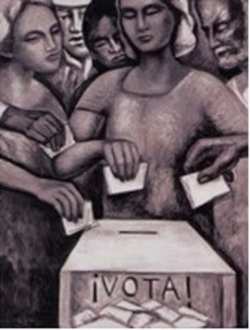 En 1947 se modificó el artículo 115 otorgando el voto a la mujer