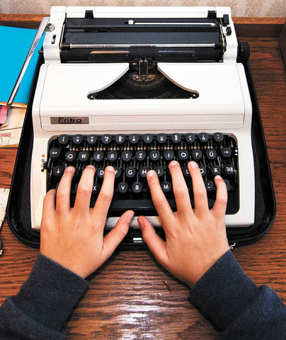 máquinas de escribir silenciosas