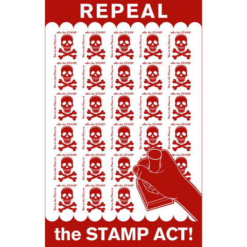The stamp act was repealed