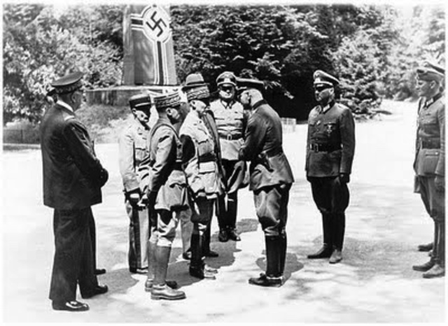 1940 July 14 - 22Germany invades France and forces it to surrender