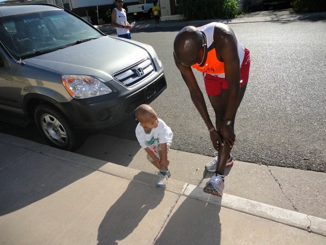 first run with my dad