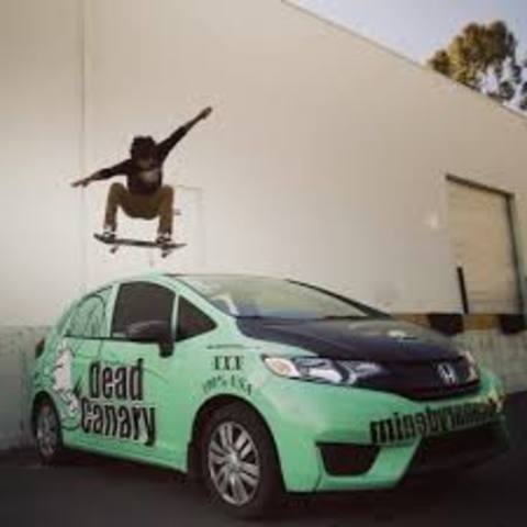 started skate boarding