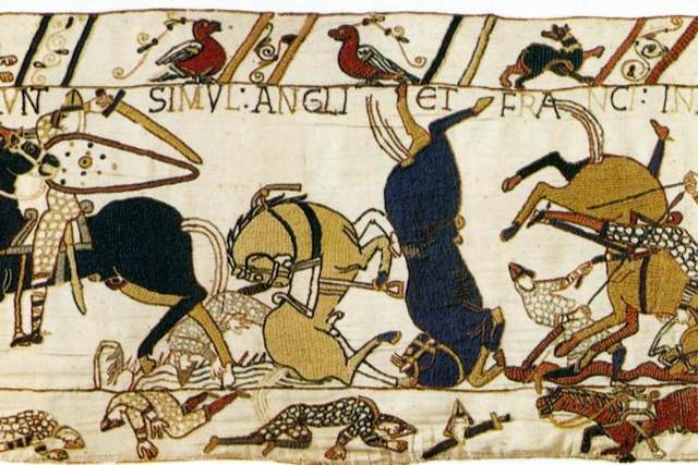 Bayeux Tapestry. Romanesque Europe (English or Norman)
