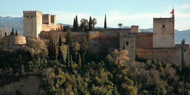 Alhambra Palace. Granada, Spain. Nasrid Dynasty.
