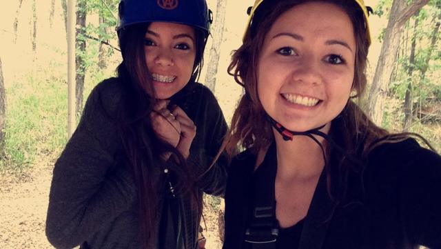 First time zip lining