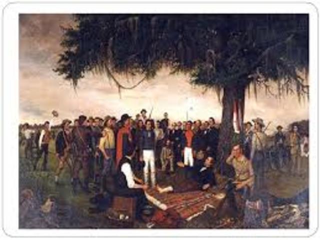 Battle of San Jacinto and the Treaty of Velasco
