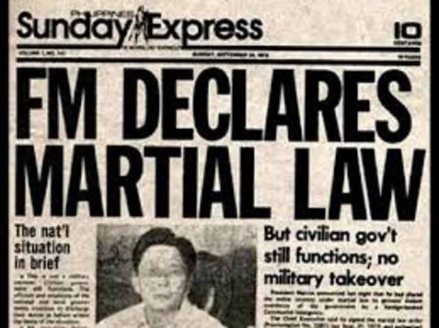 Declaration of Martial Law