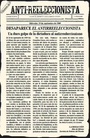 El Anti- Reeleccionista