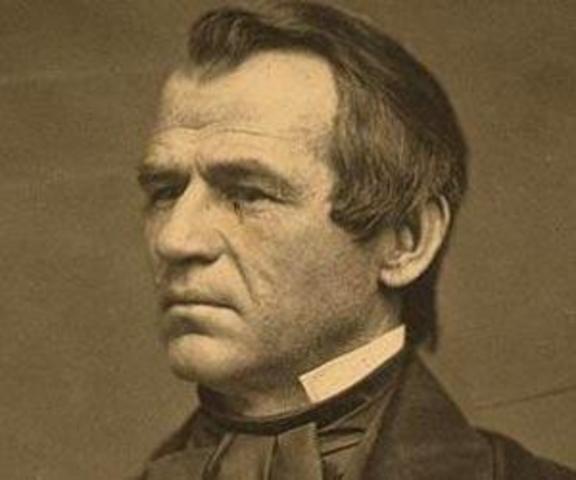 Andrew Johnson Inaugurated