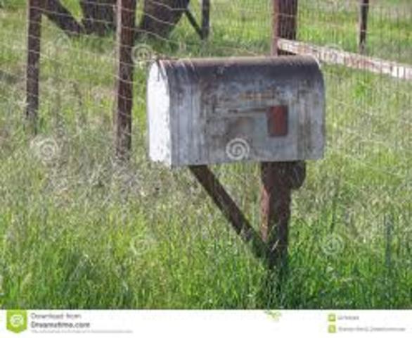 Free rural mail in Iowa