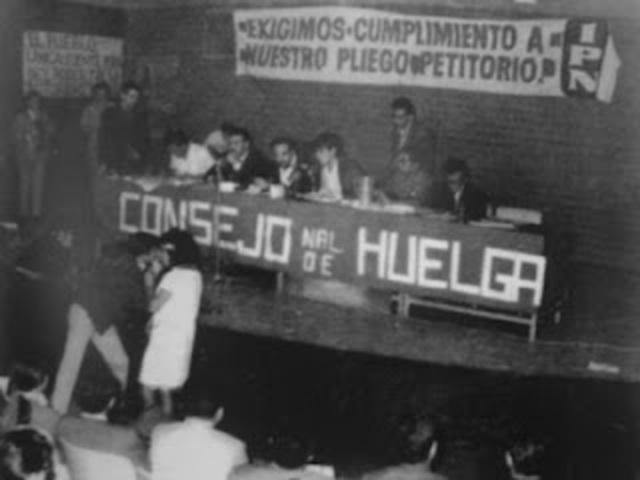 Se constituye Consejo Nacional de Huelga