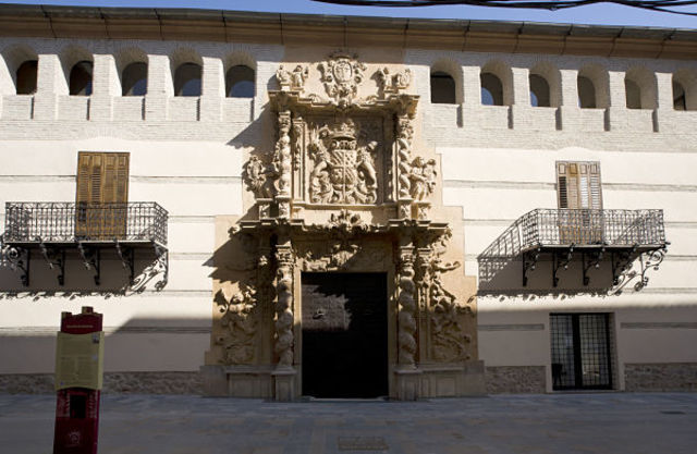 Se construye la fachada de los Guevara en Lorca