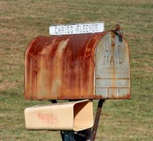 Free rural mail in Iowa