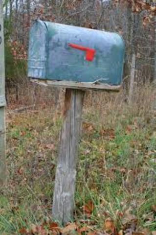 Free rural mail in Iowa