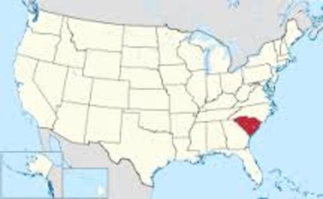 where South Carolina is located