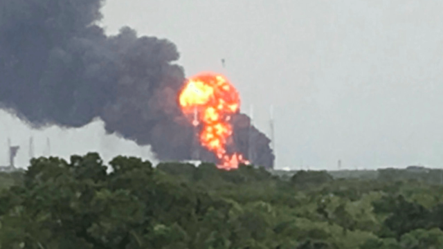 Falcon 1 explosion