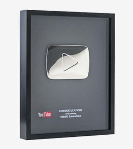 Silver Play Button