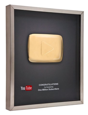 Gold Play Button