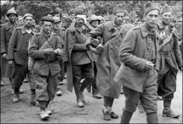 Germany invades France and forces it to surrender