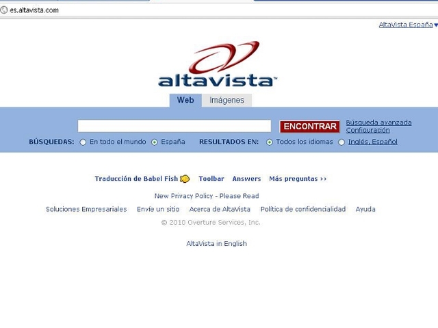 Se crea el buscador Altavista