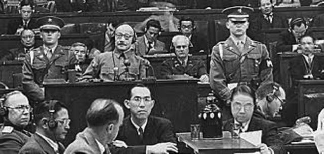 1946 War Crimes Trials held in Nuremburg, Germany; Manila, Philippines and Tokyo, Japan