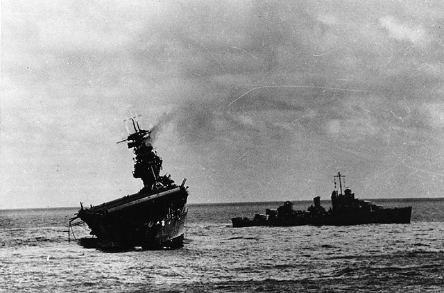 1942, June 4-7 Battle of Midway, turning point of war in the Pacific