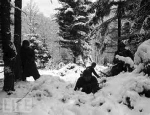 1944 Dec. Battle of the Bulge – last offensive of German Forces