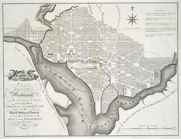 Capital Moves to Washington D.C.