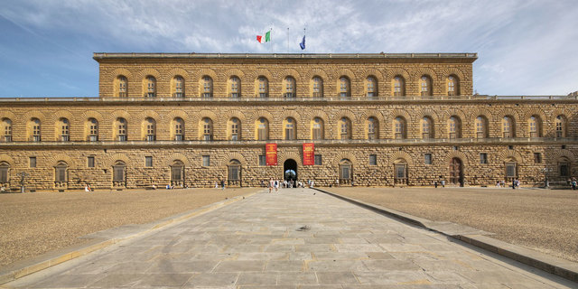 Palazzo Pitti (the Pitti Palace) built
