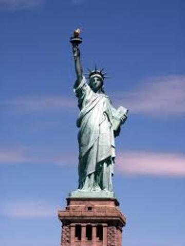 Statue of Liberty Dedicated