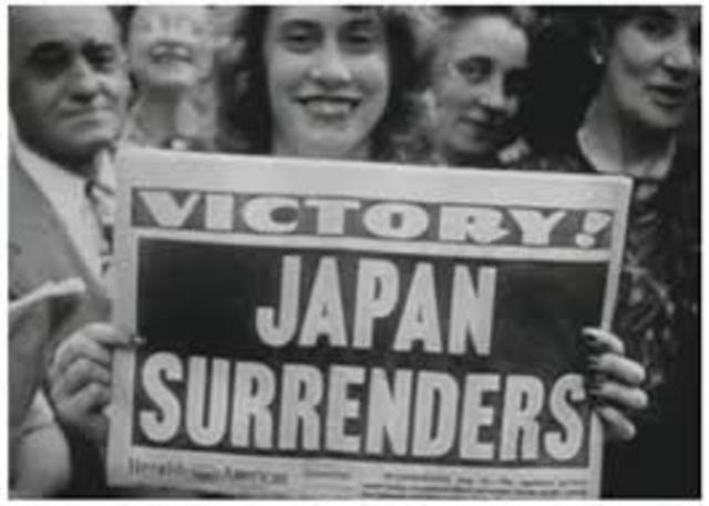 Japan surrenders