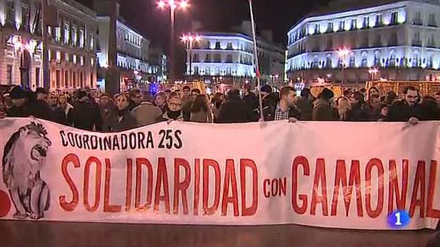 Manifestaciones en apoyo a los vecinos de Gamonal.
