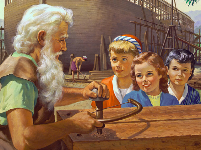 Noe construye el arca