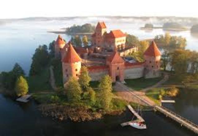 Trakai Island Castle built
