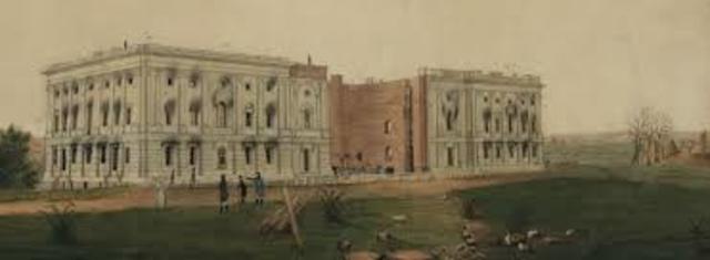 Capitol building burned