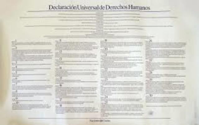 Declaración Universal de los Derechos Humanos