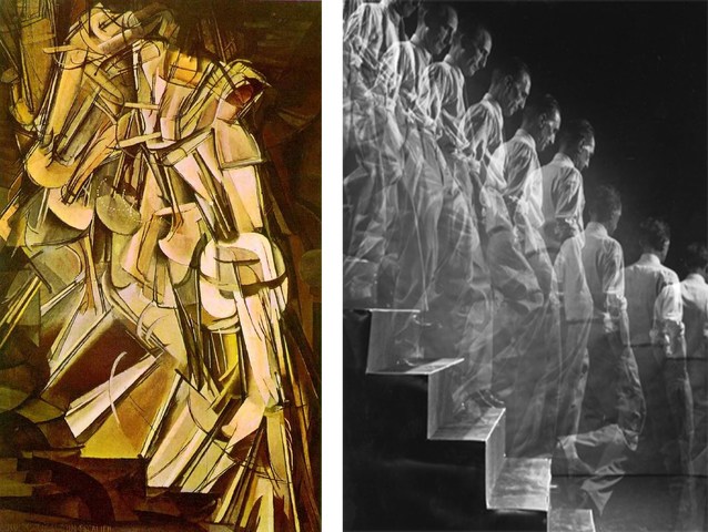 Desnudo Bajando la Escalera