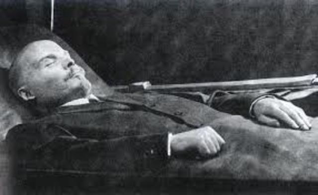 Vladmir Lenin Dies