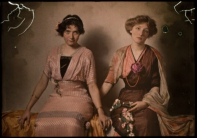 La primera fotografía a color