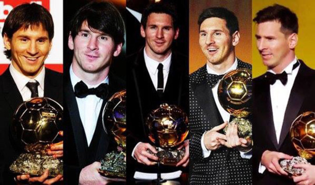 Máximo ganador del premio Balón de Oro