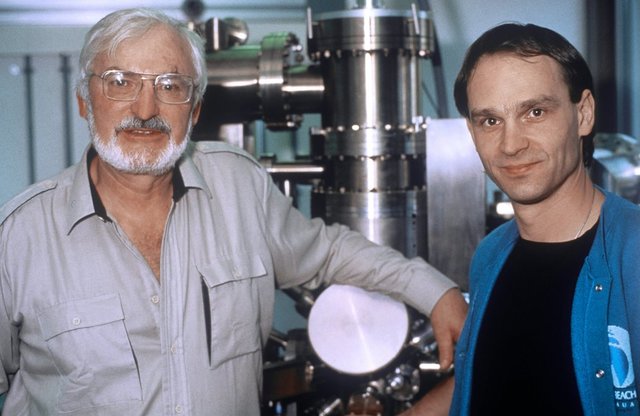 Heinrich Rohrer y Gerd Binning