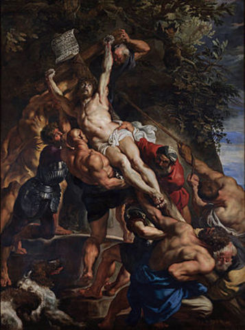RUBENS PINTA EL DESCENDIMIENTO DE LA CRUZ
