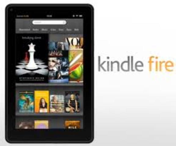 Amazon launches the kindle fire.