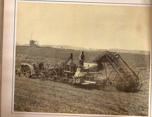 Hay Baler was an attachment to Tractor