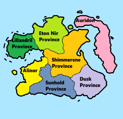 Statistics: Administrative divisions: Summerset Isles