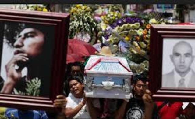 108 militantes del PRD fueron asesinados