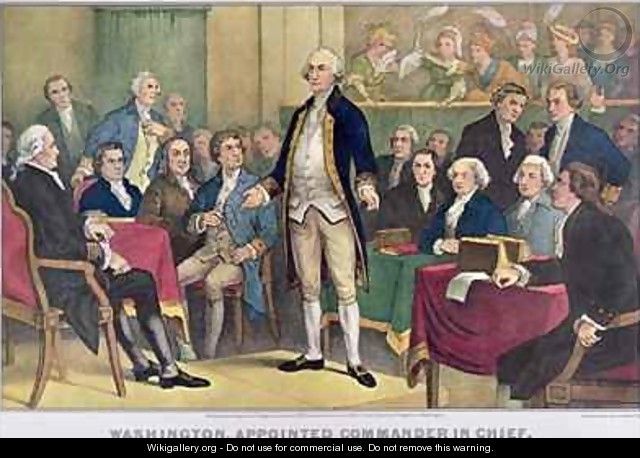George Washington is Named a Commander in Chief