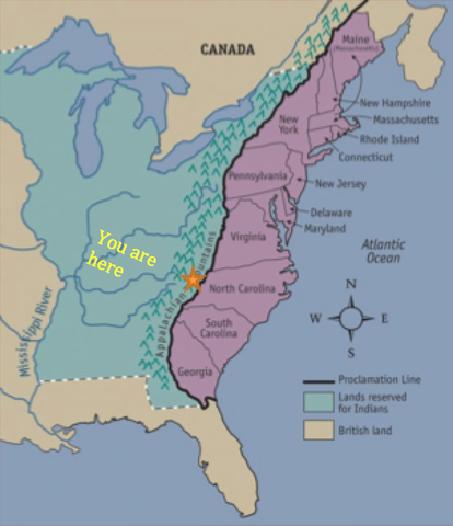 The Proclamation Line of 1763