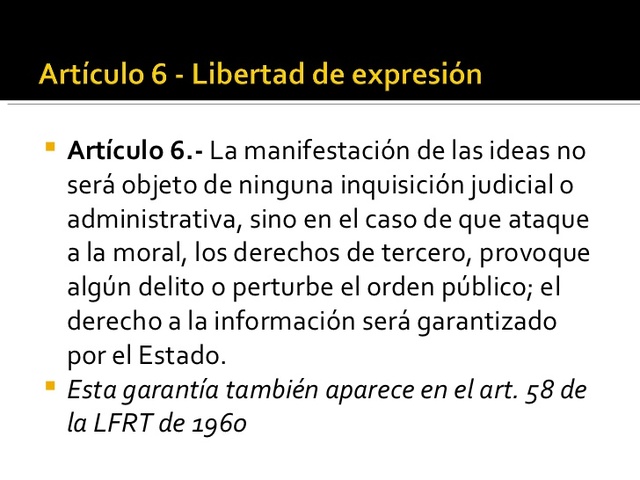 SE ADICIONA UN SEGUNDO PÁRRAFO AL ARTICULO 6